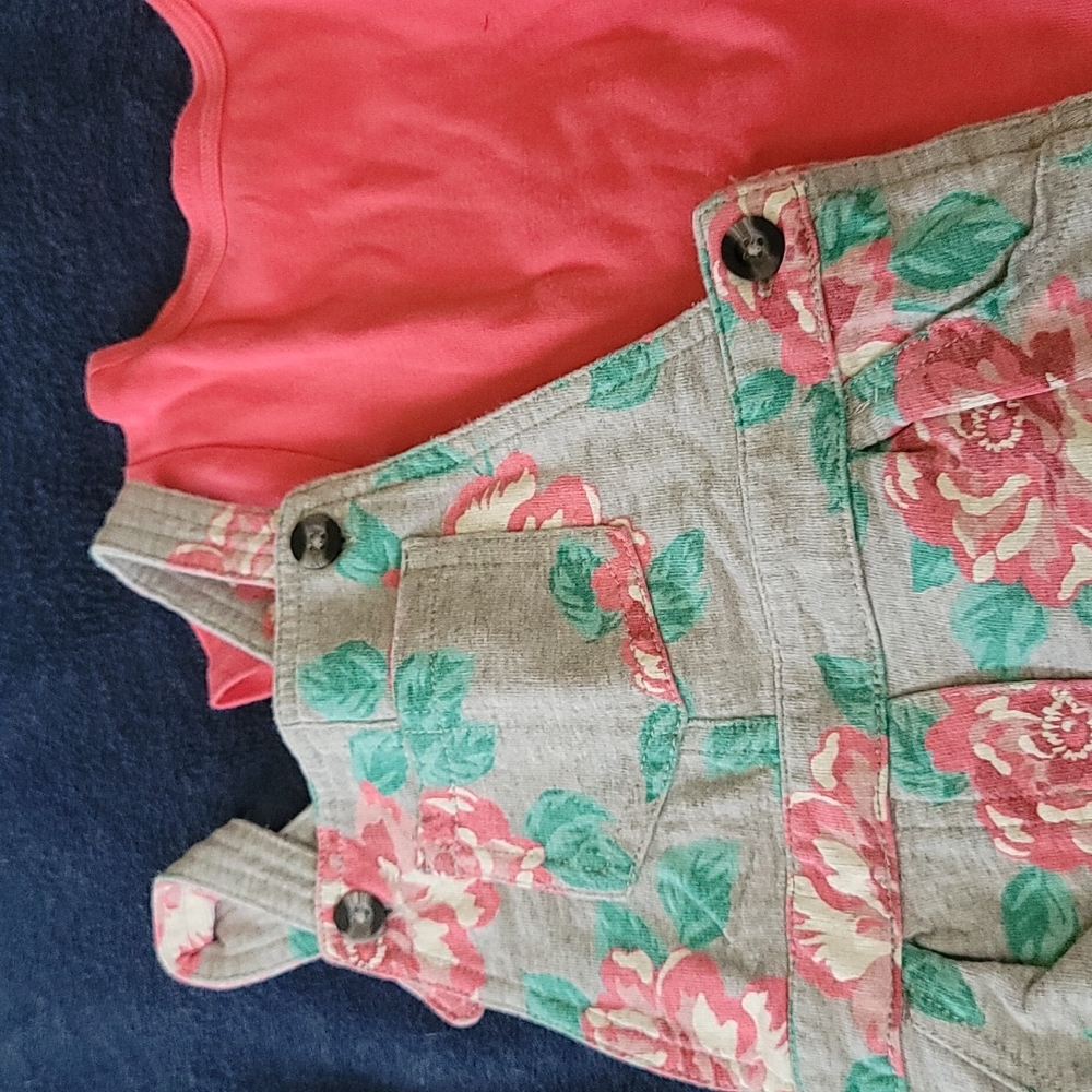 Carter's 24M short overall set